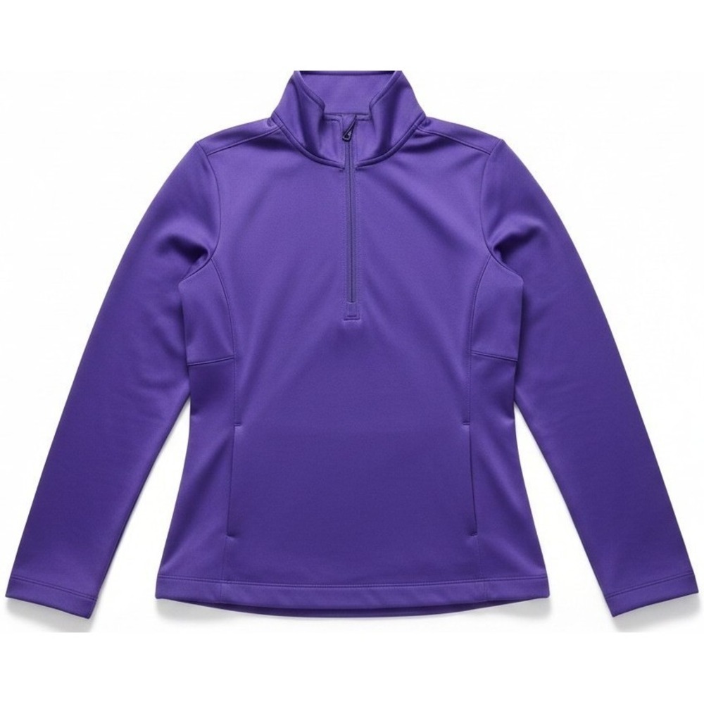 Nike Golf Tour Performance Therma FIT Women Medium Purple 1/4 Zip Pullover Shirt